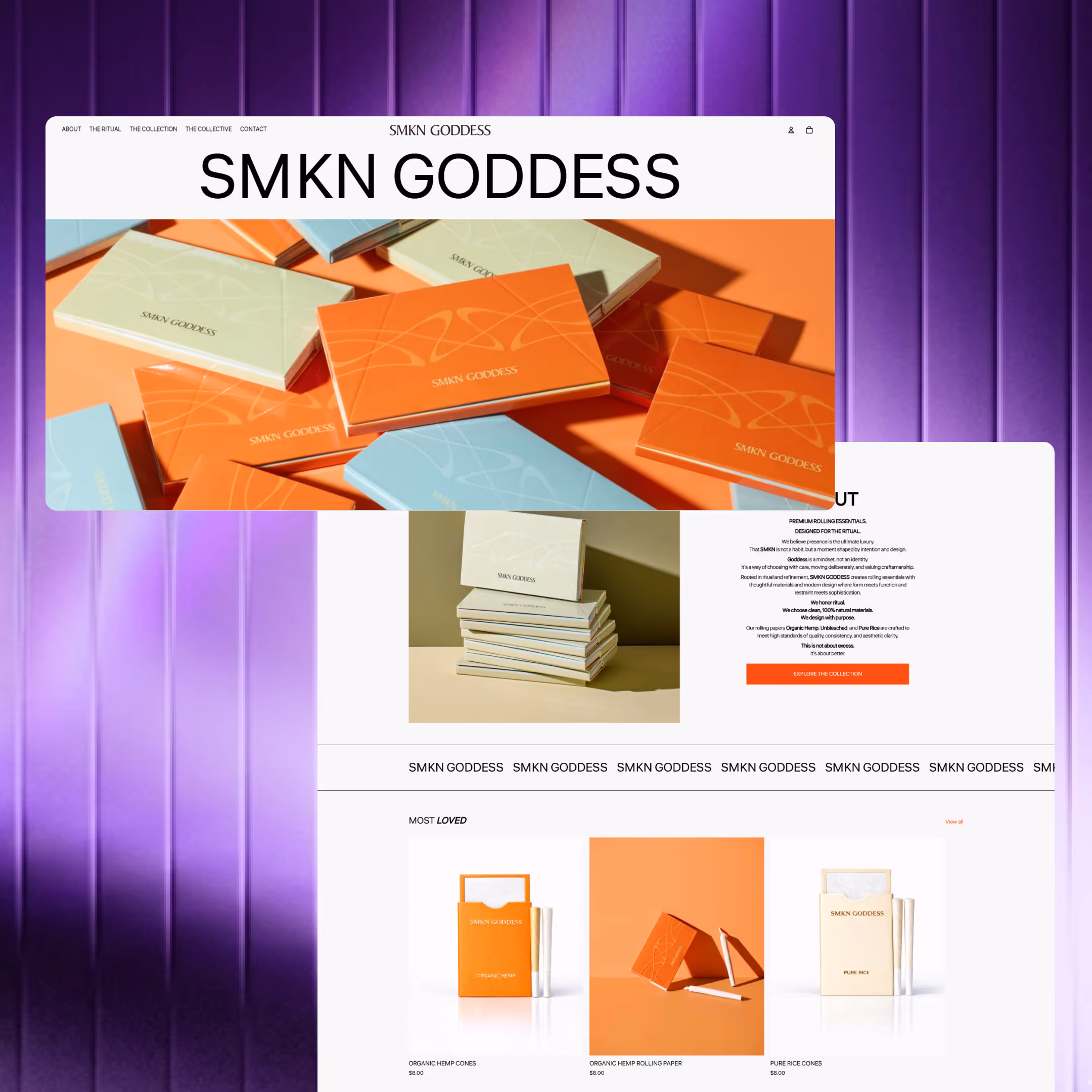 SMKN Goddess website preview built by Happiworks